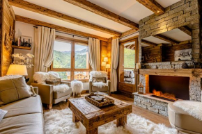 Arc 1950, ambiance chalet luxe 5/7pers dans résidence 5* skis aux pieds avec SPA Arc 2000